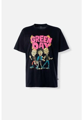 Camiseta De Green Day Regular Fit Para Hombre S