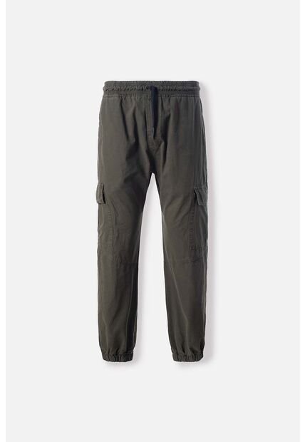Jogger De Movies Con Bolsillos Verde Militar Para Hombre 36