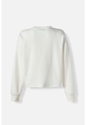 Buzo De Movies Cerrado Marfil Para Mujer S