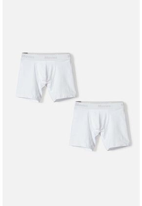 Pack X2 Boxers De Movies Blanco Para Hombre XL