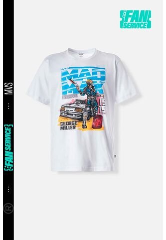 Camiseta De Movies Cuello Redondo Blanca Para Hombre M MOVIES