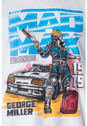 Camiseta De Movies Cuello Redondo Blanca Para Hombre M