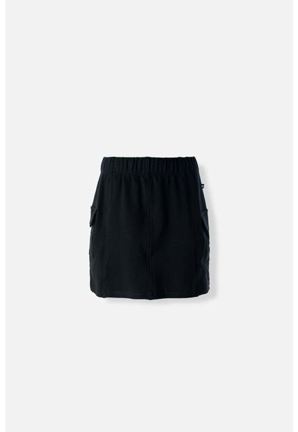 Falda De Movies Tipo Cargo Negra Para Mujer 10