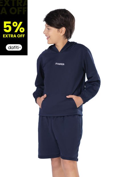 Buzo Infantil Masculino Azul Mp 2923