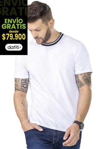 Camiseta Hombre Blanco Mp 351 MP