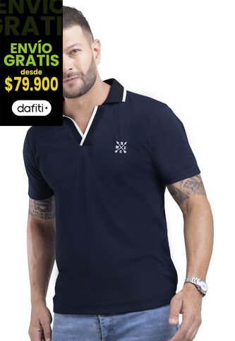 Polo Hombre Azul Mp 87630 MP