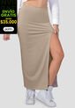 Falda Larga Mujer Café Pardo Mp 110266 de MP