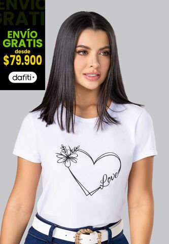 Camiseta Mujer Blanco Mp 102322 MP