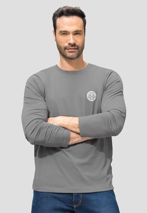 Camibuzo Hombre Gris Claro Mp 110747