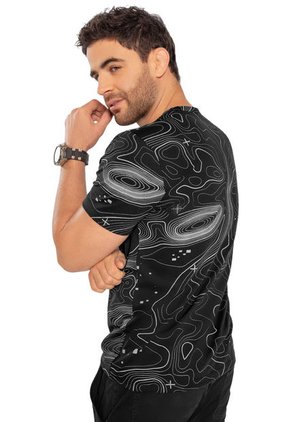 Camiseta Hombre Negro Mp 91559