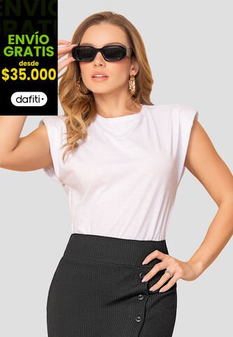 Blusa Mujer Blanco Mp 108315 MP