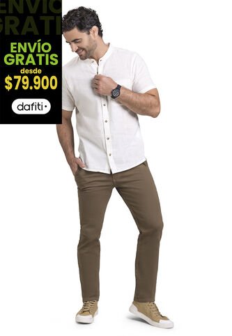 Camisa Hombre Beige Mp 3139 MP