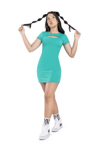 Vestido Infantil Verde Mp 7451 MP