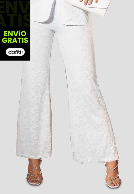Pantalón Mujer Blanco Mp 105808