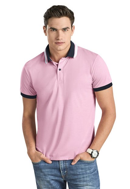 Polo Hombre Rosado Mp 96612