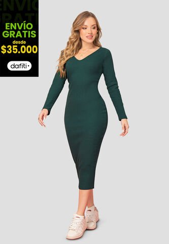 Vestido Mujer Verde Pino Mp 106977 MP