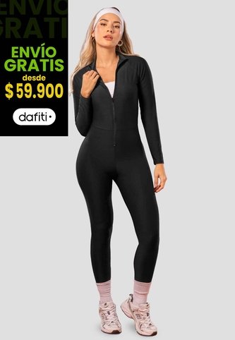 Enterizo Largo Mujer Negro Mp 114497 MP