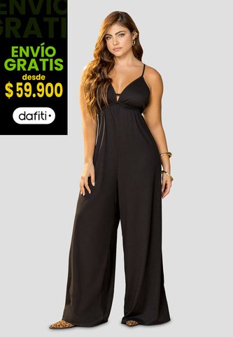 Enterizo Largo Mujer Negro Mp 113828 MP