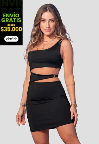 Vestido Mujer Negro Mp 107884 MP