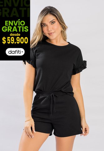 Conjunto Mujer Negro Mp 110194 MP