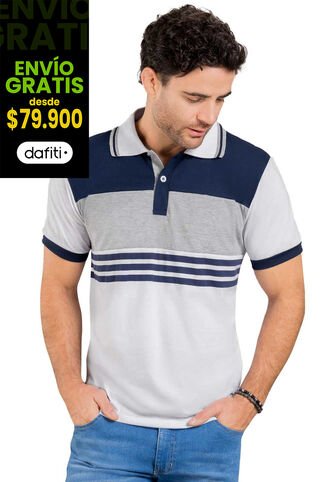 Polo Hombre Gris Mp 40430 MP