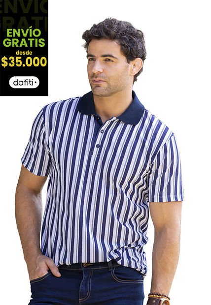 Polo Hombre Estampado Mp 9280