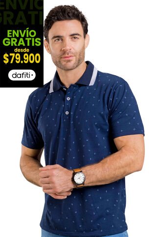 Polo Hombre Azul Mp 1885 MP