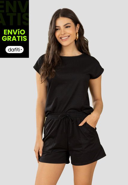 Conjunto Mujer Negro Mp 102318