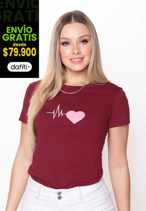 Camiseta Mujer Morado Mp 5127
