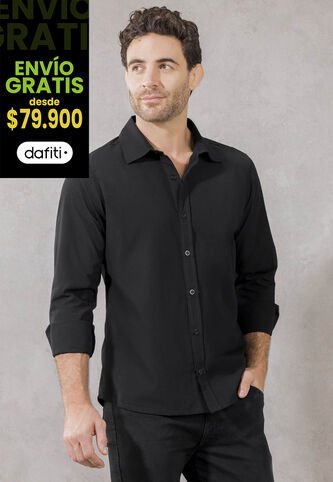 Camisa Hombre Negro Mp 1267 MP