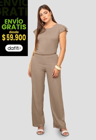 Enterizo Largo Mujer Café Pardo Mp 5812 MP