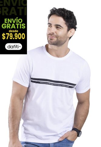Camiseta Hombre Blanco Mp 4055 MP