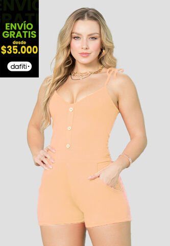 Enterizo Corto Mujer Caramelo Mp 146 MP