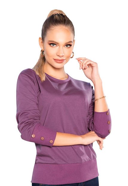 Buzo Mujer Lavanda     Mp 34731