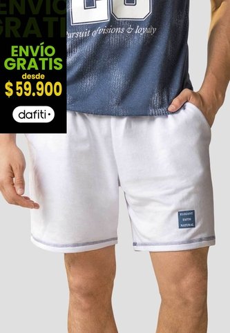 Bermuda Hombre Blanco Mp 113604 MP
