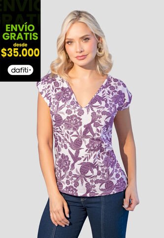 Blusa Mujer Estampado Mp 107546 MP