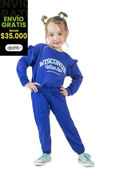 Conjunto Infantil Bebés Azul Rey Mp 2850