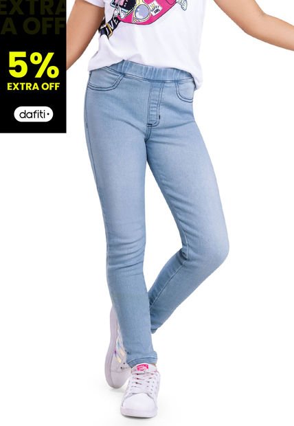 Jegging Infantil Femenino Azul Mp 5791
