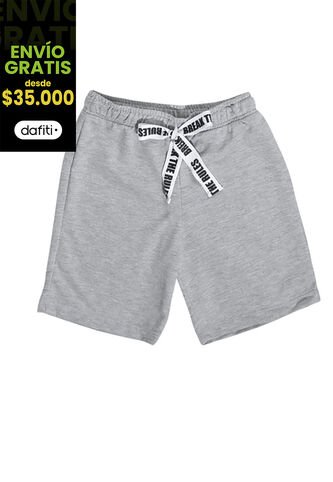 Bermuda Infantil Gris Mp 92851 MP