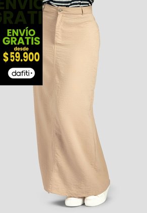 Falda Larga Mujer Latte Mp 113212