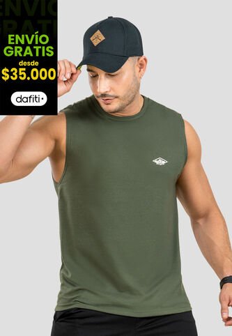 Camisilla Hombre Verde Militar Mp 107011 MP