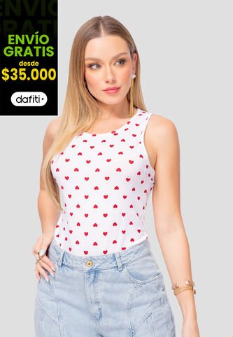 Blusa Paq X2 Mujer Estampado Mp 106616 MP