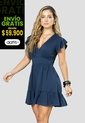 Vestido Corto Mujer Azul Profundo Mp 106435 de MP