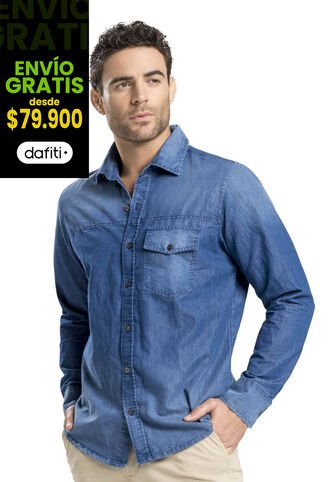 Camisa Masculino Azul Mp 6870 MP