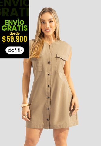 Vestido Corto Mujer Latte Mp 112322 MP