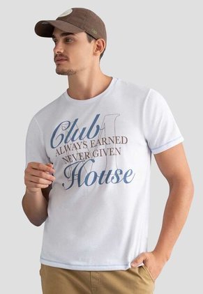 Camiseta Hombre Blanco Mp 112554