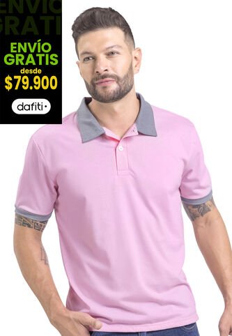 Polo Masculino Rosado Mp 3354 MP