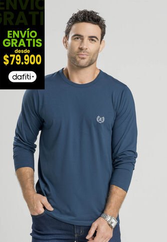 Camibuzo Masculino Azul Petróleo Oscuro Mp 3969 MP