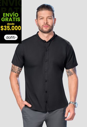 Camisa Hombre Negro Mp 105331 MP