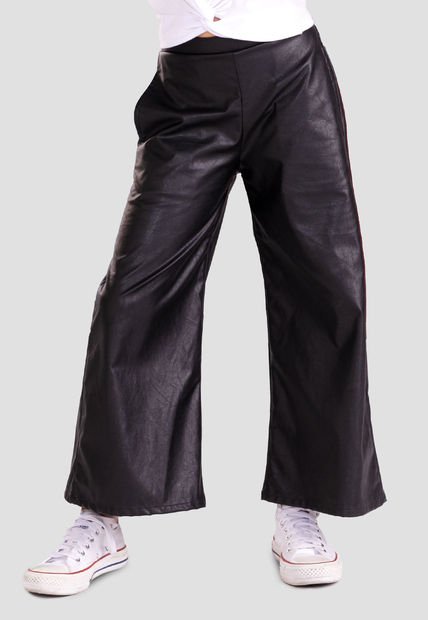Pantalón Infantil Femenino Negro Mp 101119